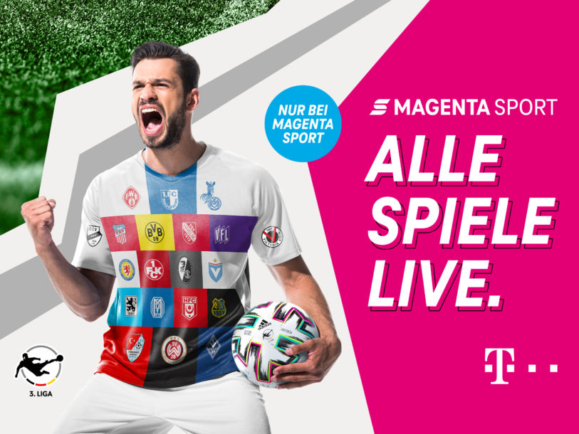 Alle Spiele der 3. Liga live bei MagentaSport!